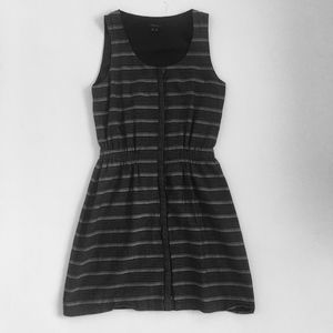 Theory Striped Cotton Sleeveless dress
